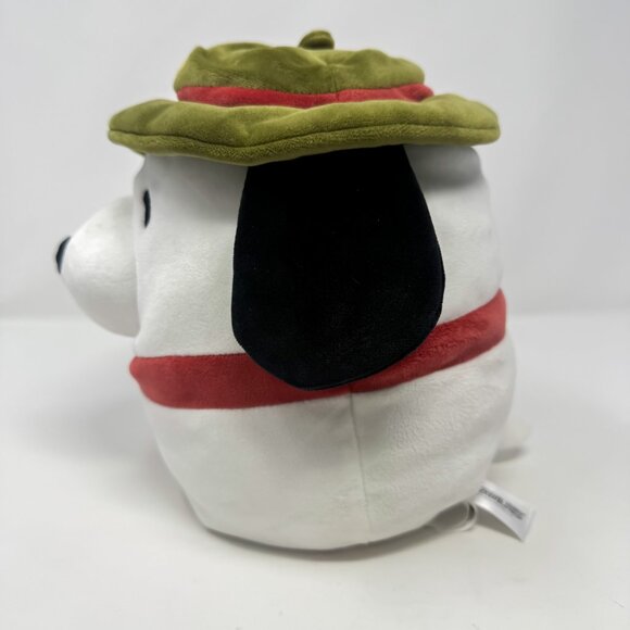 Squishmallow Plush Peanuts 8" Snoopy in Beagle Scout Outfit Kellytoy No Tags - Picture 4 of 8